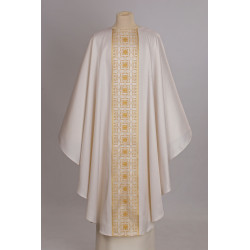 chasuble réf 700220 blanche