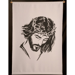 Réf. 1 bannière "Sainte Face"